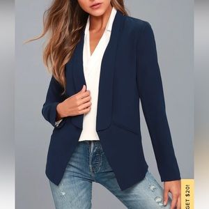 Navy lightweight blazer